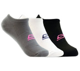 Skechers 3 Pack No Show Stretch Socks - Women|Clothing