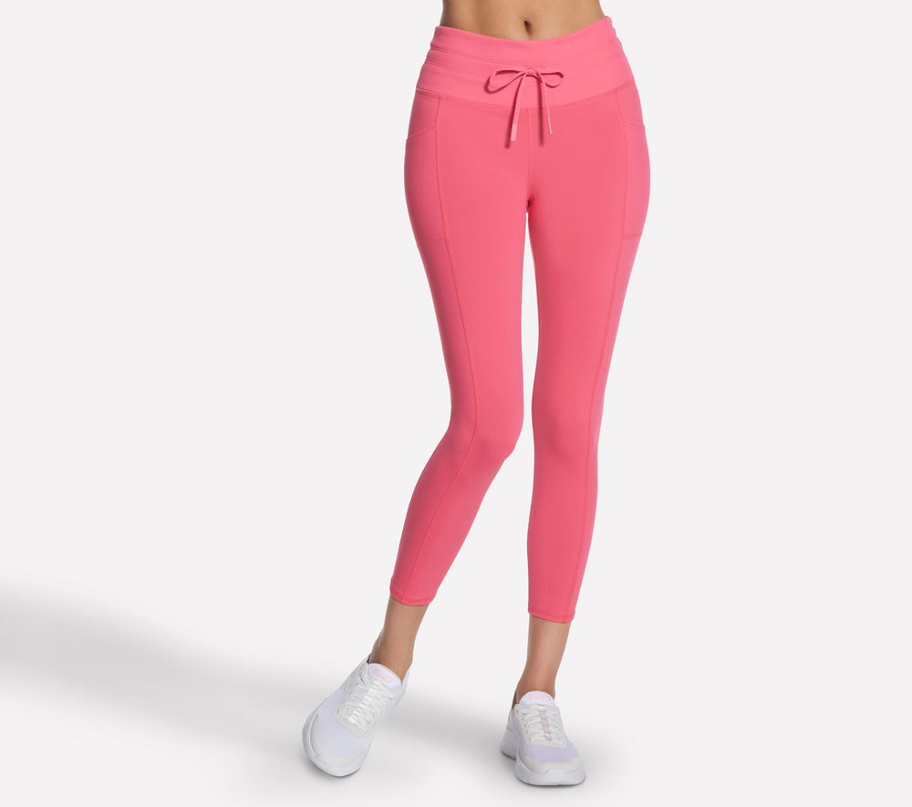 Skechers GO WALK Rib Mix High Waisted 7/8 Legging - Women
