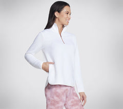 Skechers Soft Knit Ottoman 1/4 Zip - Women