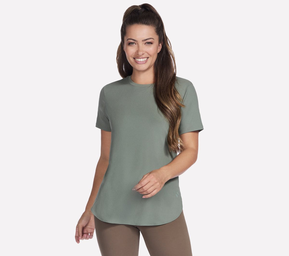 Skechers GO WALK Luxe Rib Tunic Tee - Women
