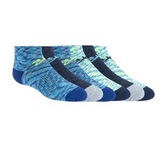 Skechers 6 Pack Space Dye Low Cut Socks - Kids|Clothing