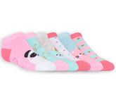 Skechers 6 Pack Low Cut Cute Socks - Kids|Clothing