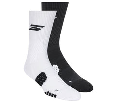 Skechers 2 Pack Performance Basketball Crew Socks - Clothing