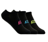 Skechers 3 Pack No Show Stretch Socks - Clothing
