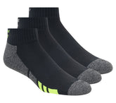 Skechers 3 Pack Men's Half Terry Quarter Crew Socks - Clothing