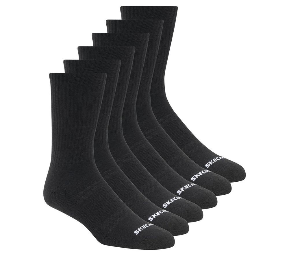 Skechers 6 Pack Large Core Crew Socks - Clothing