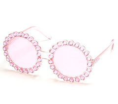 Skechers Round Rhinestone Sunglasses - Clothing