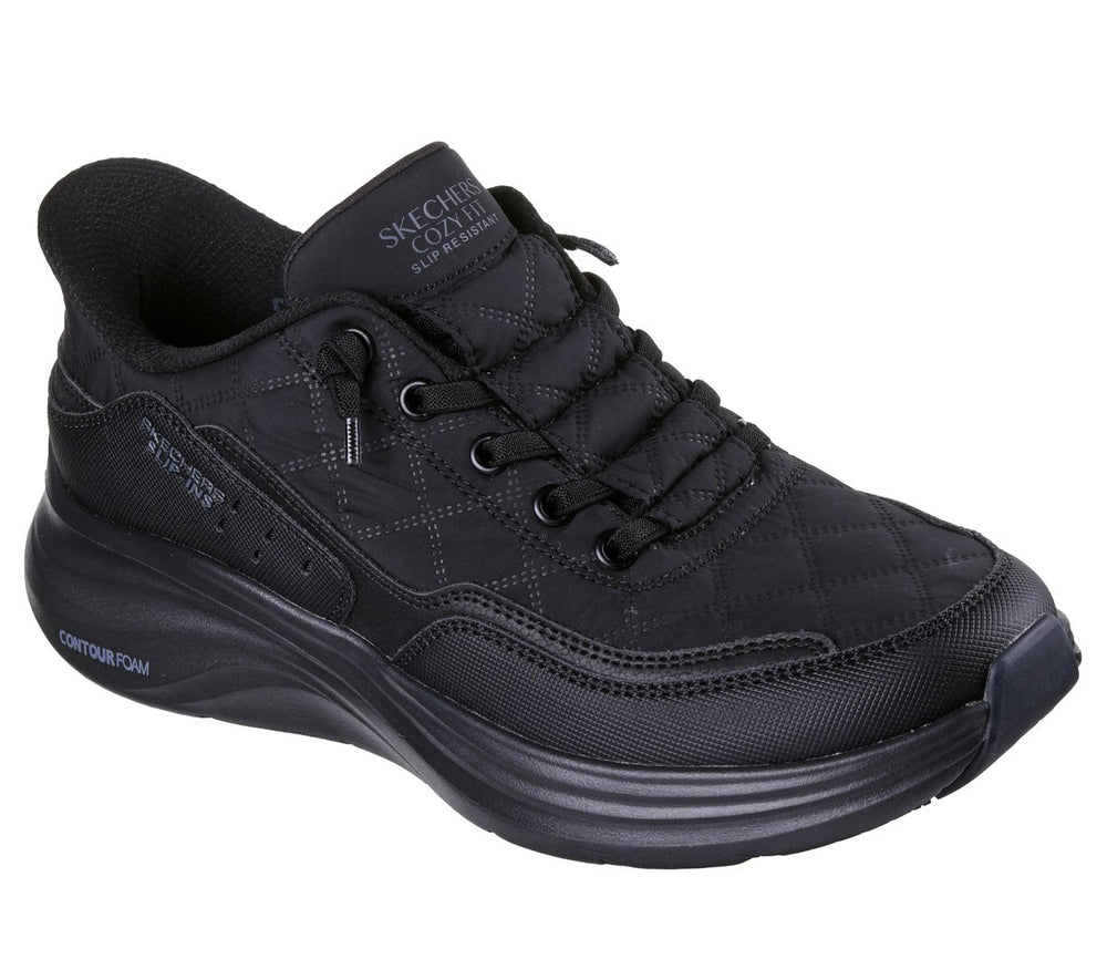 Skechers Slip-ins Work Slip-Resistant: Contour Foam - Cozy Fit - Women
