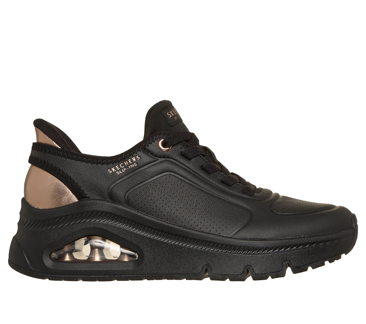 Skechers Slip-ins: Premium Leather UNO Icon - Luxe Air - Women