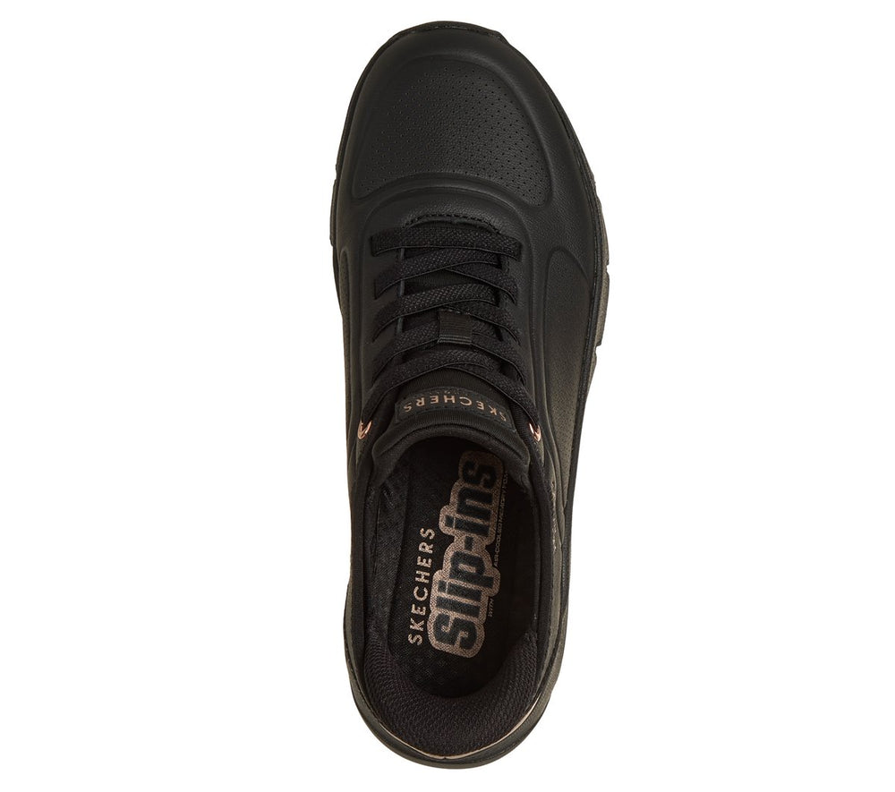Skechers Slip-ins: Premium Leather UNO Icon - Luxe Air - Women