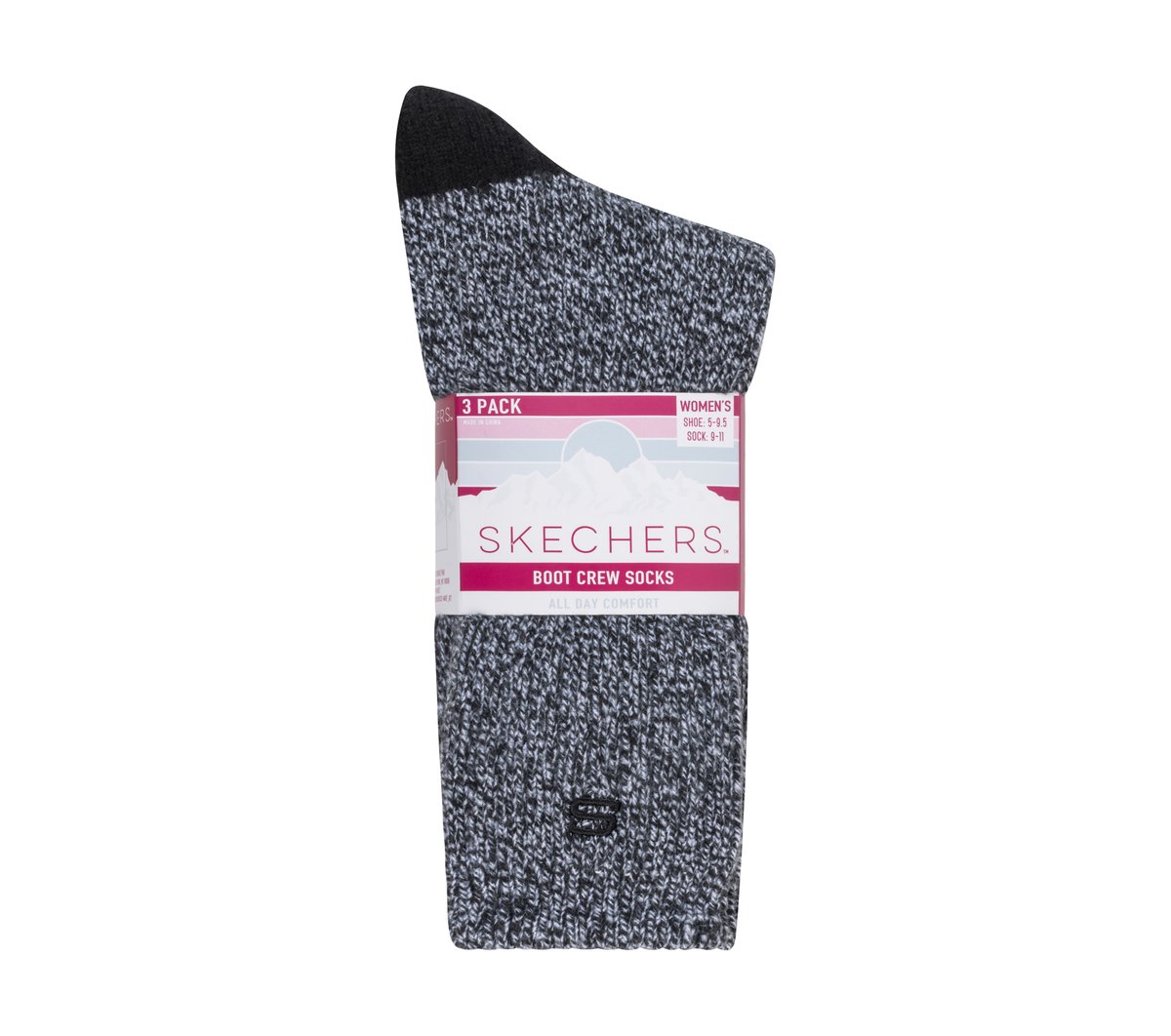 Skechers Super Soft Boot Crew Socks - 3 Pack - Women|Clothing