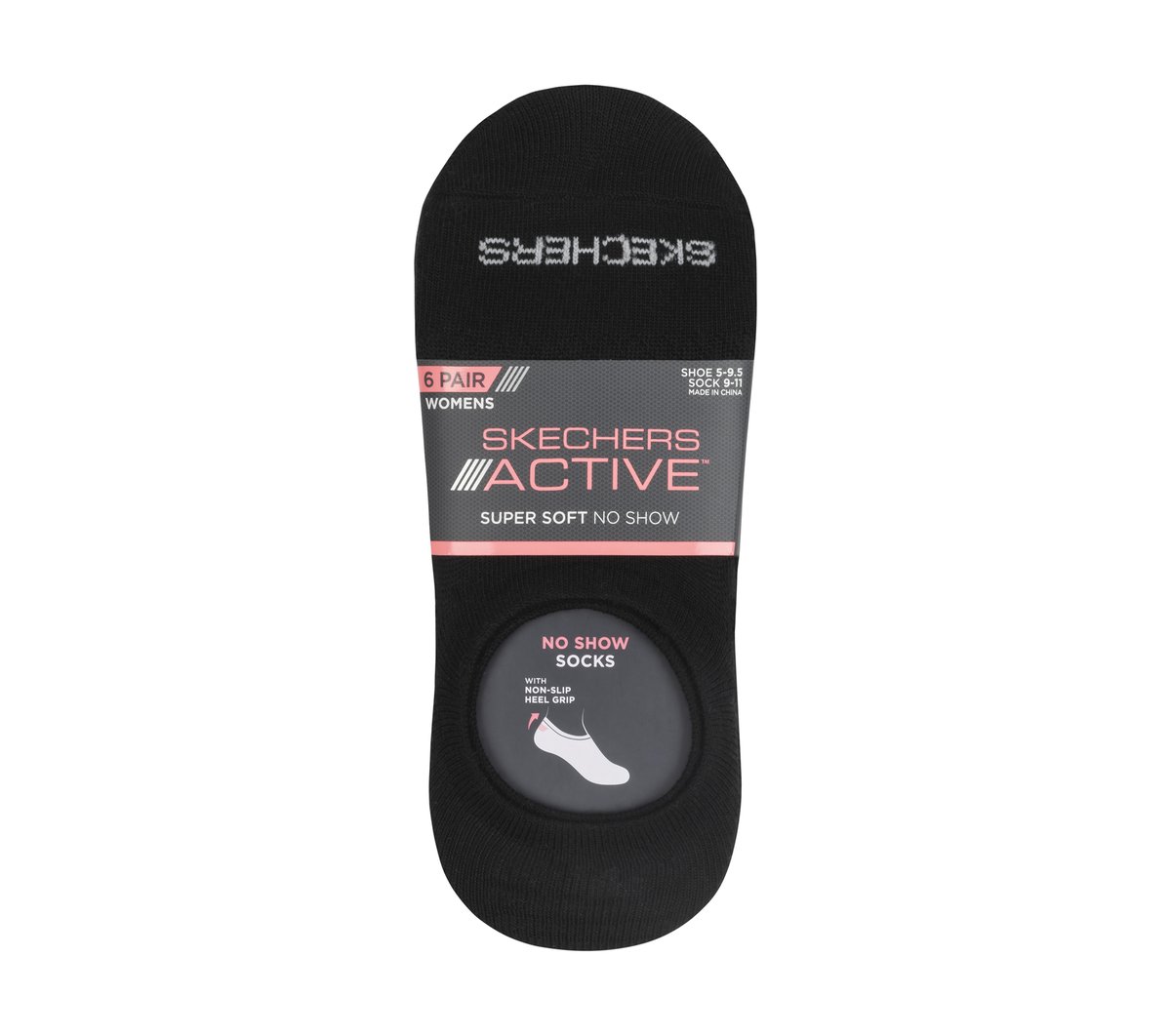 Skechers Super Soft No Show Liner Socks - 6 Pack - Women|Clothing