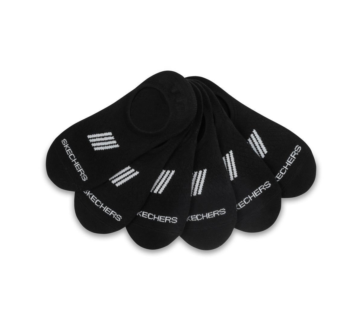 Skechers Super Soft No Show Liner Socks - 6 Pack - Women|Clothing
