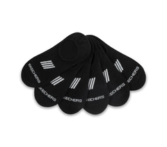 Skechers Super Soft No Show Liner Socks - 6 Pack - Women|Clothing