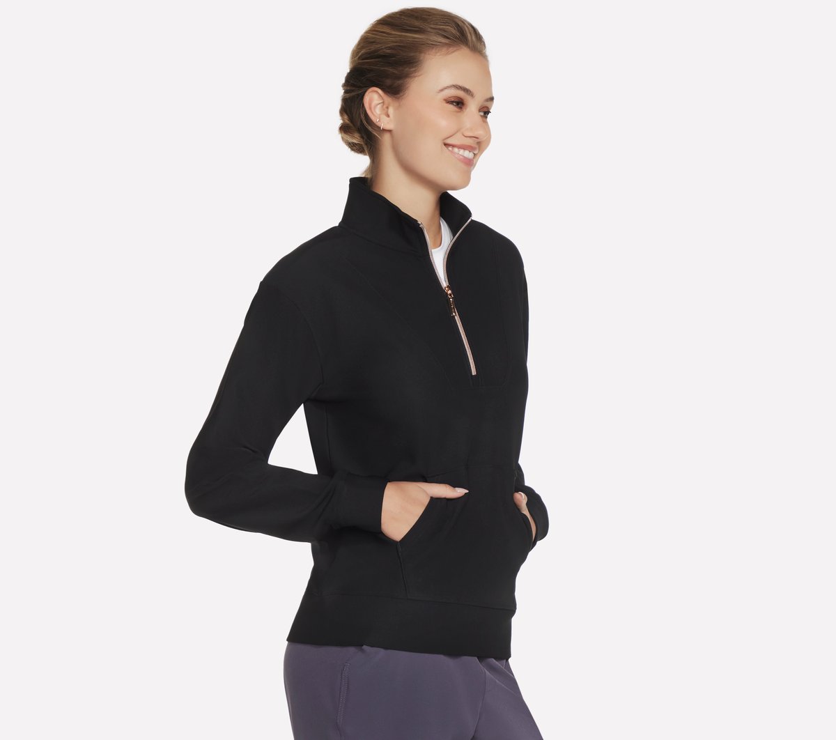 Skechers GO LUXE Rib 1/4 Zip - Women