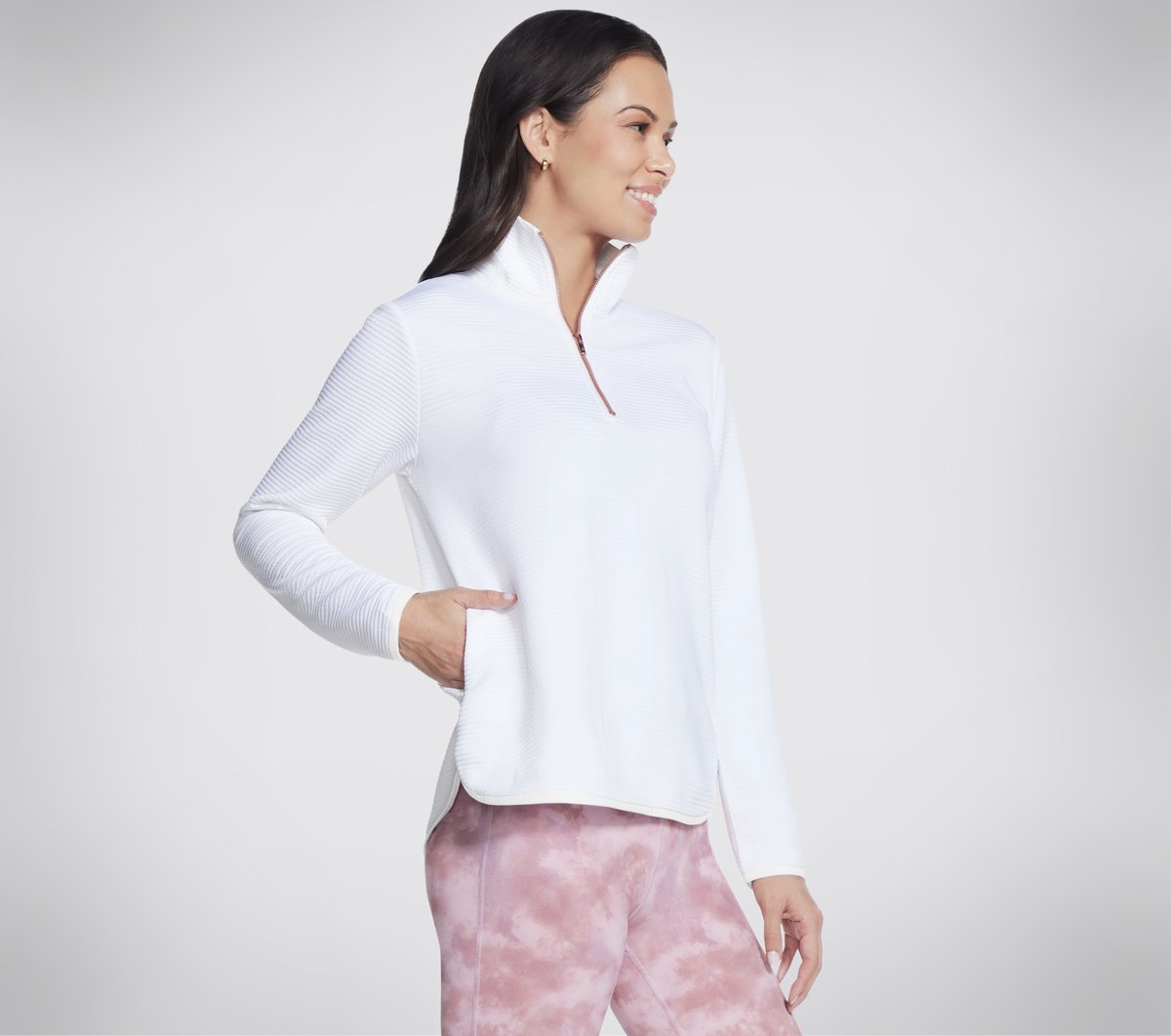 Skechers Soft Knit Ottoman 1/4 Zip - Women