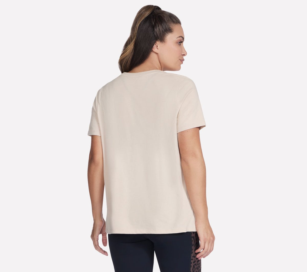 Skechers Diamond Cheetah Short Sleeve Tee - Women