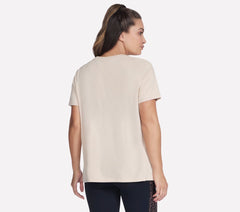 Skechers Diamond Cheetah Short Sleeve Tee - Women