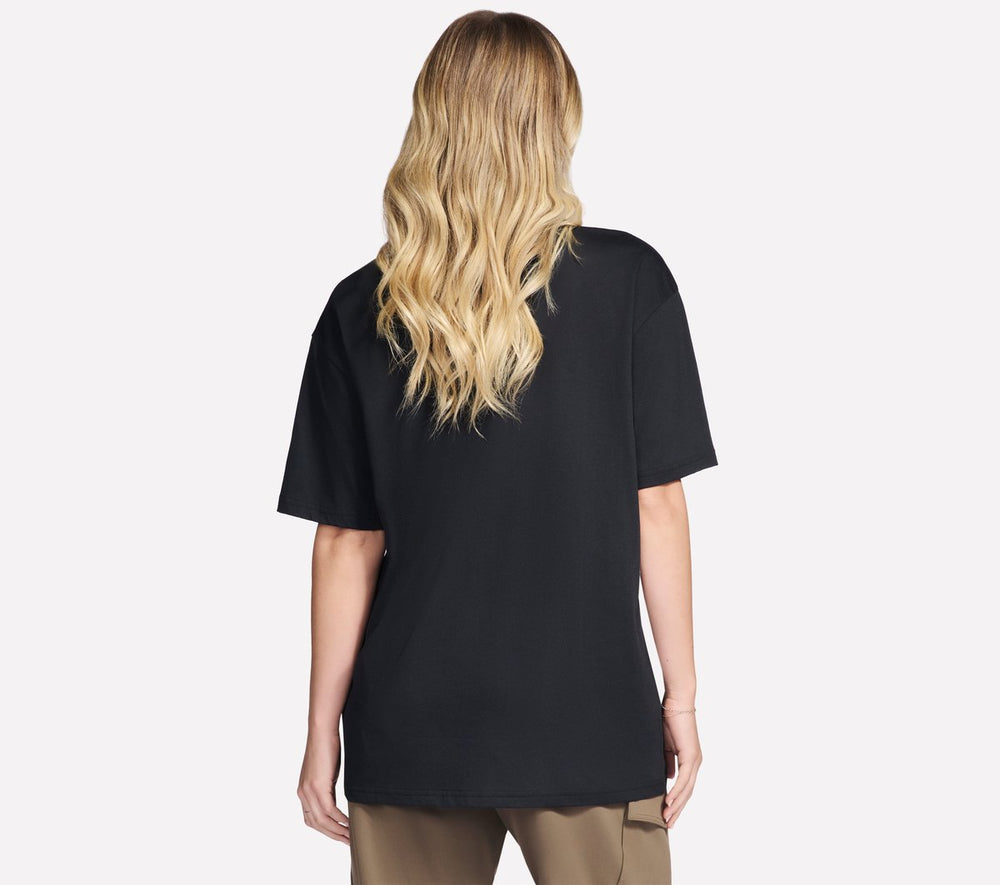 Skechers Gold Splatter Diamond Short Sleeve Tee - Women