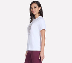 Skechers Floral Diamond Short Sleeve Tee - Women