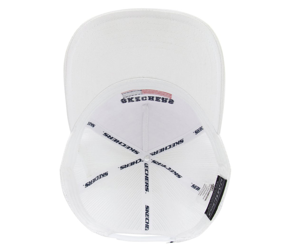 Skechers Accessories USA Flag Trucker Hat - Women|Men|Clothing