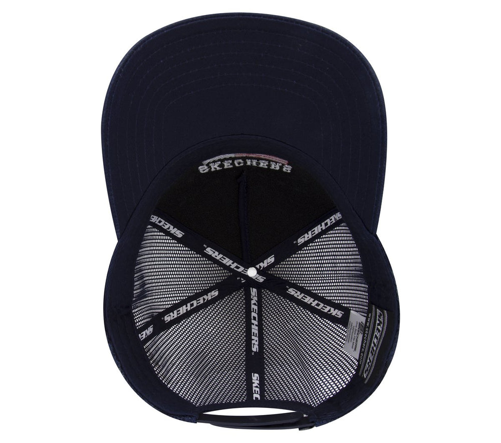 Skechers Accessories USA Flag Trucker Hat - Women|Men|Clothing