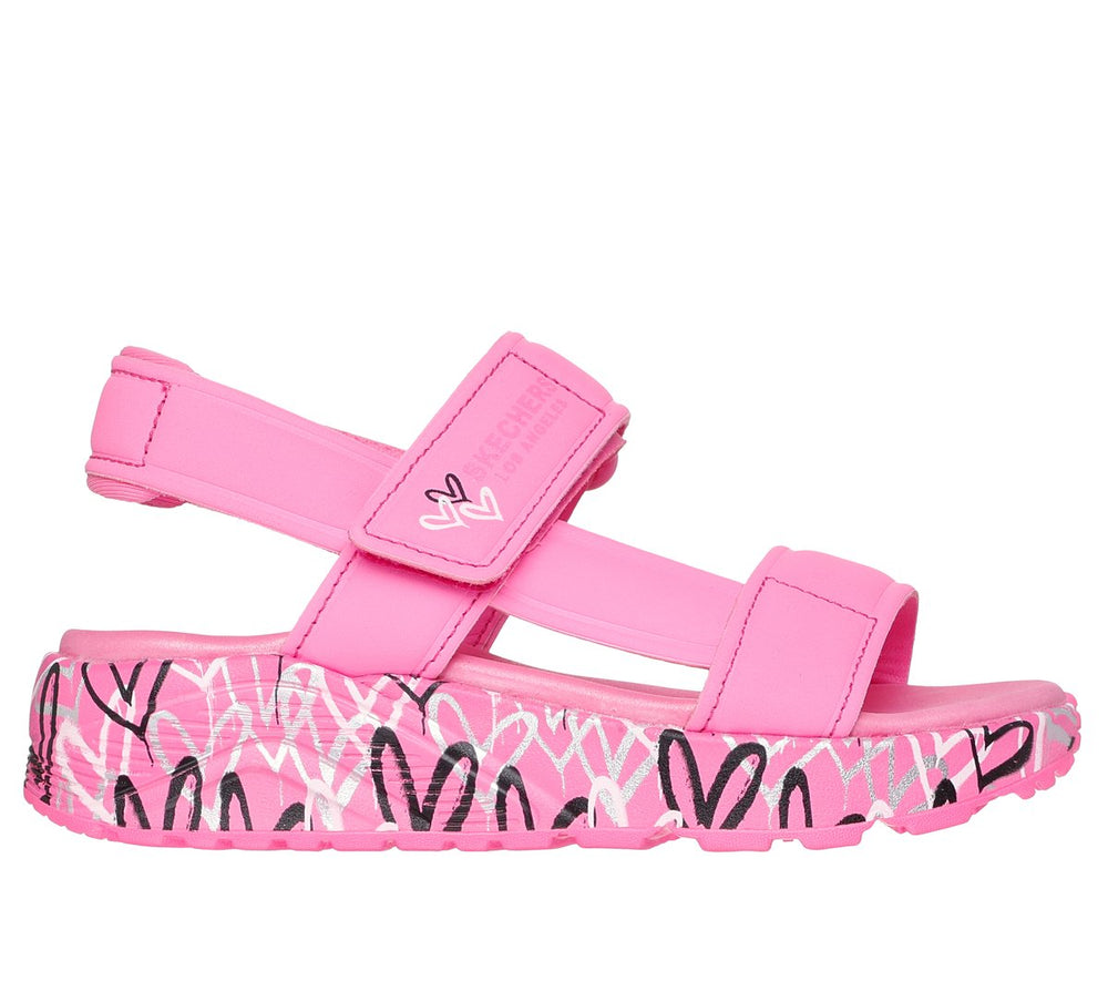 Skechers JGoldcrown: UNO Lite Sandal - Sunny Love - Kids