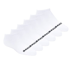 Skechers Cotton No-Show Socks - 6 Pack - Kids|Clothing