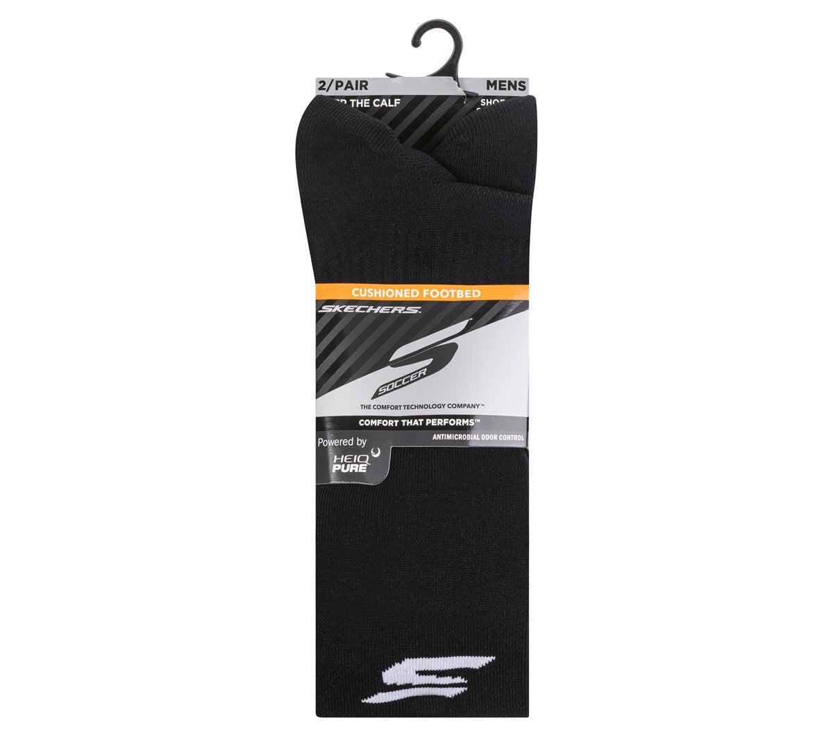 Skechers 2 Pack Men's Performance Soccer Over The Knee Socks - Clothing