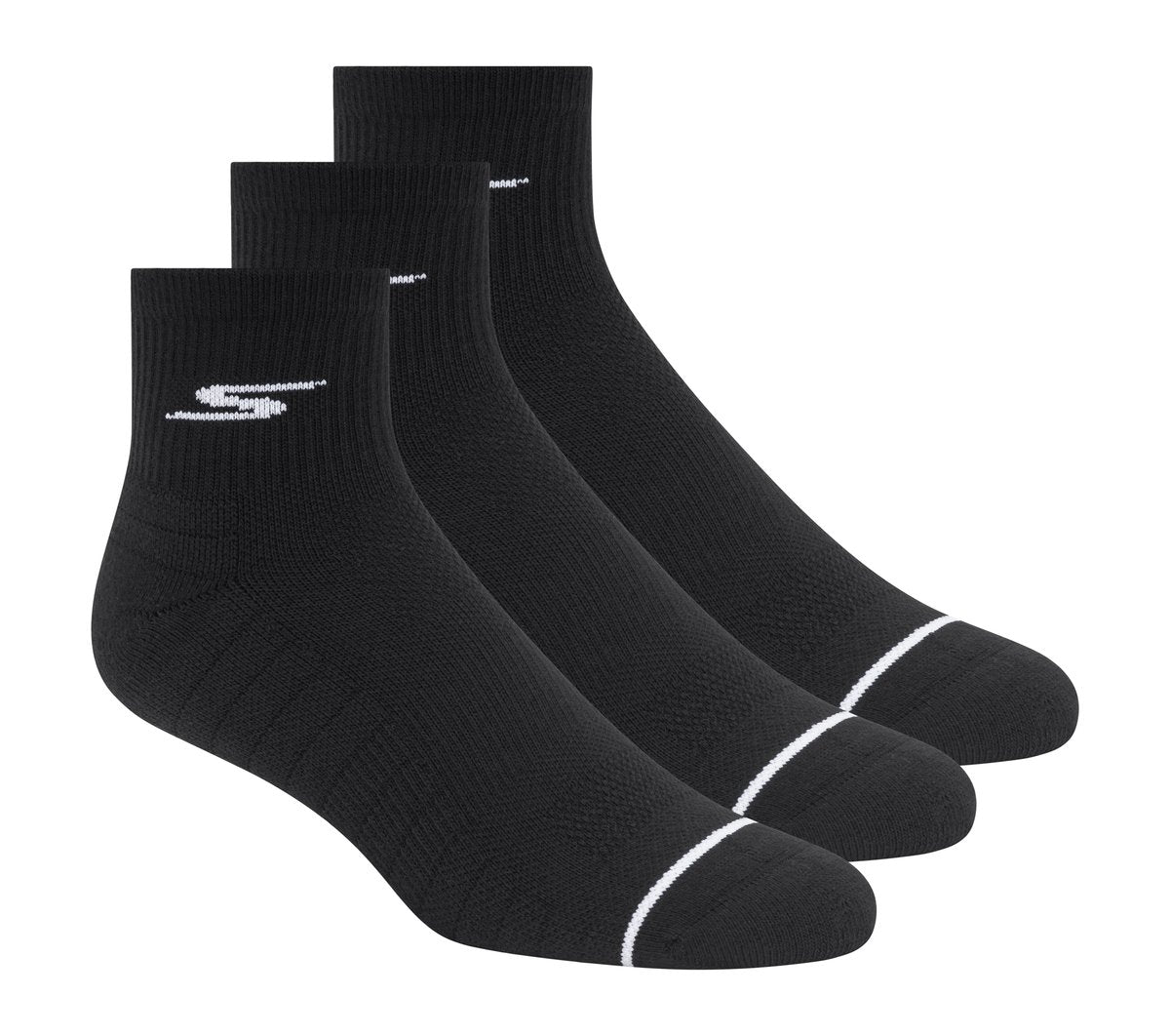 Skechers Quarter Premium Basic Socks - 3 Pack - Clothing