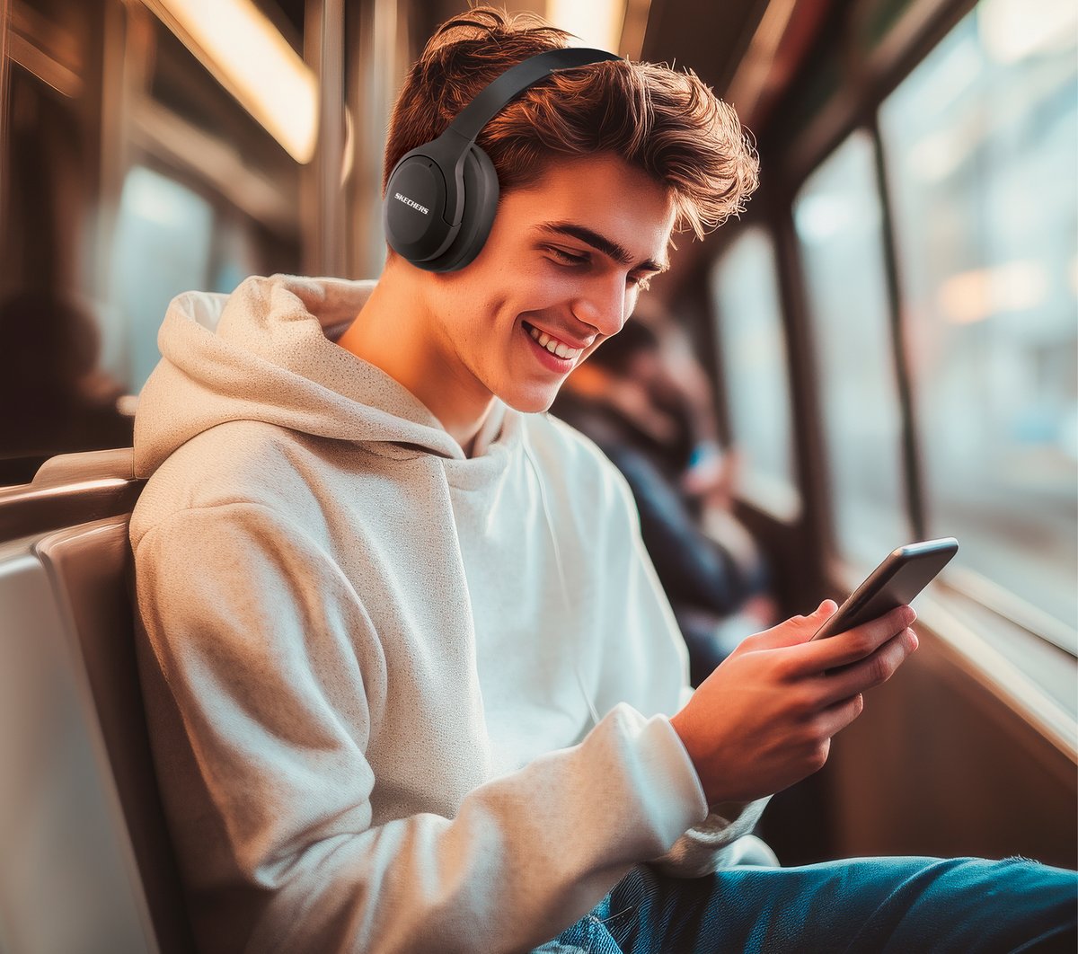 Skechers Wireless Over Ear Headphones - Clothing