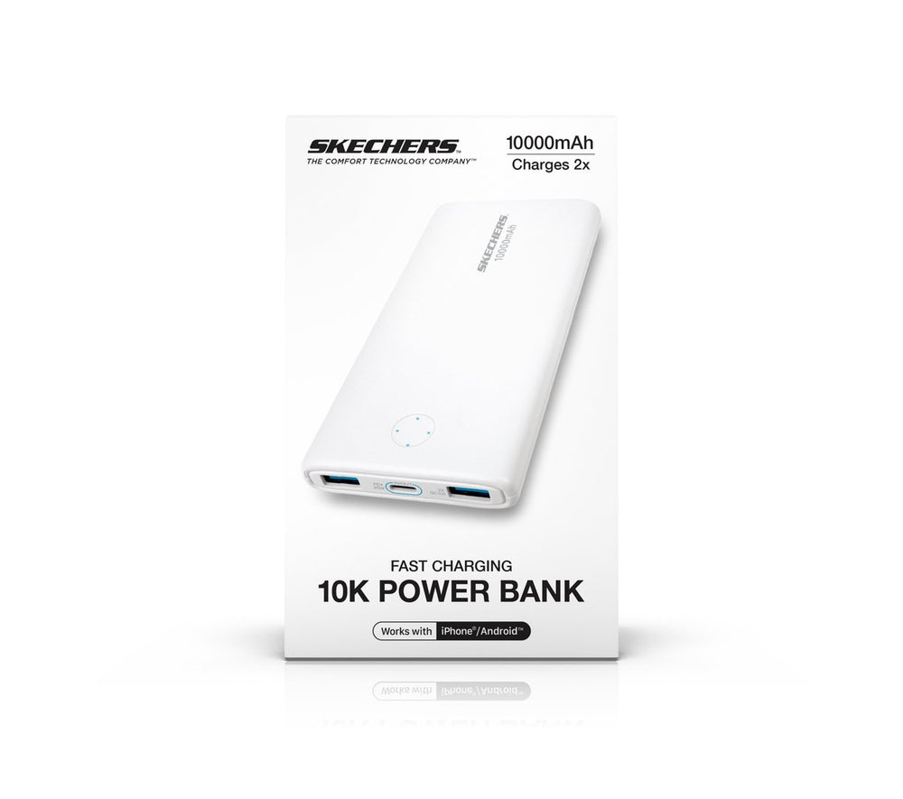 Skechers 10k 20W USB-C Portable Power Bank Charger - Clothing