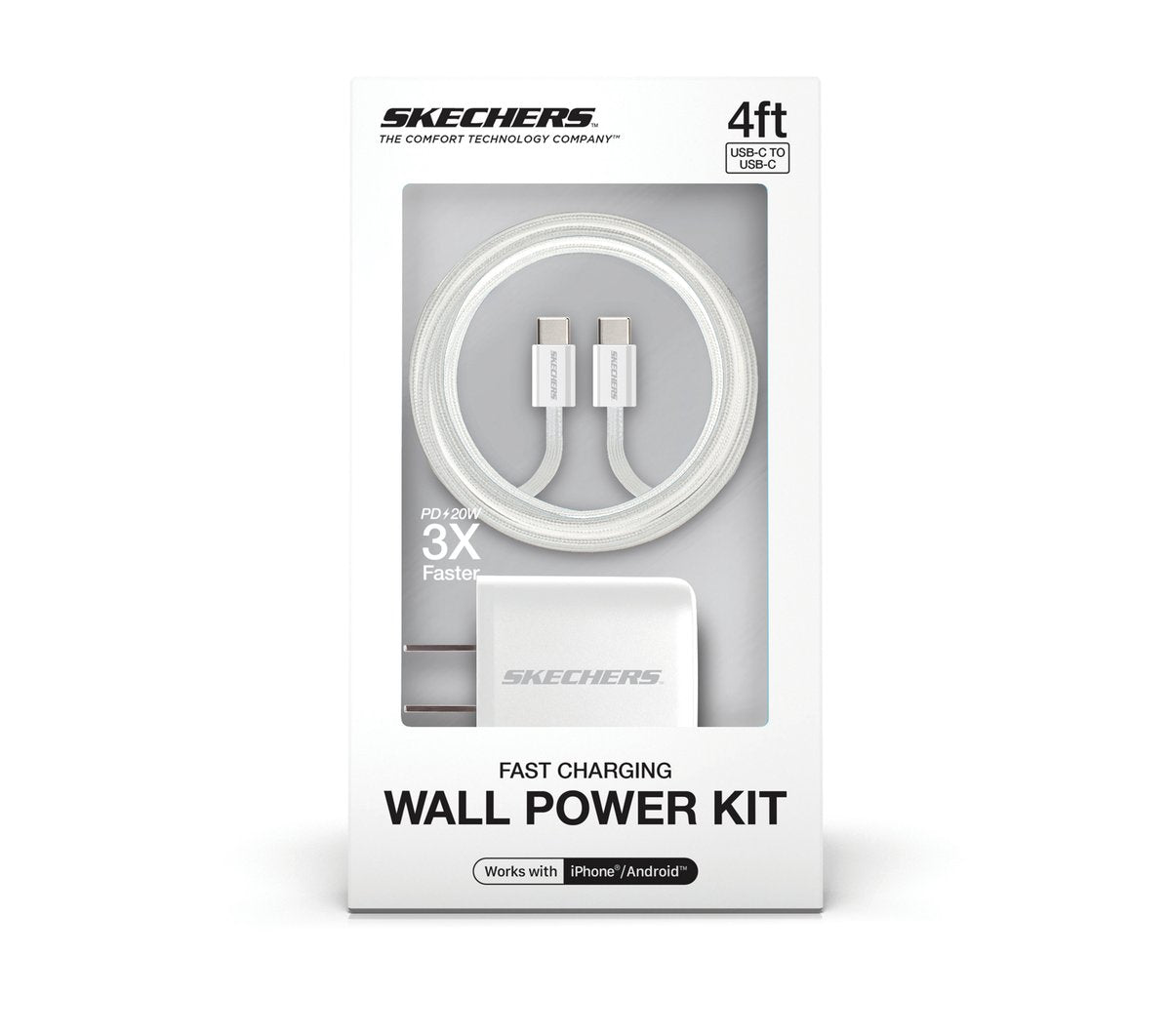 Skechers 20W USB-C Wall Charging Kit - Clothing