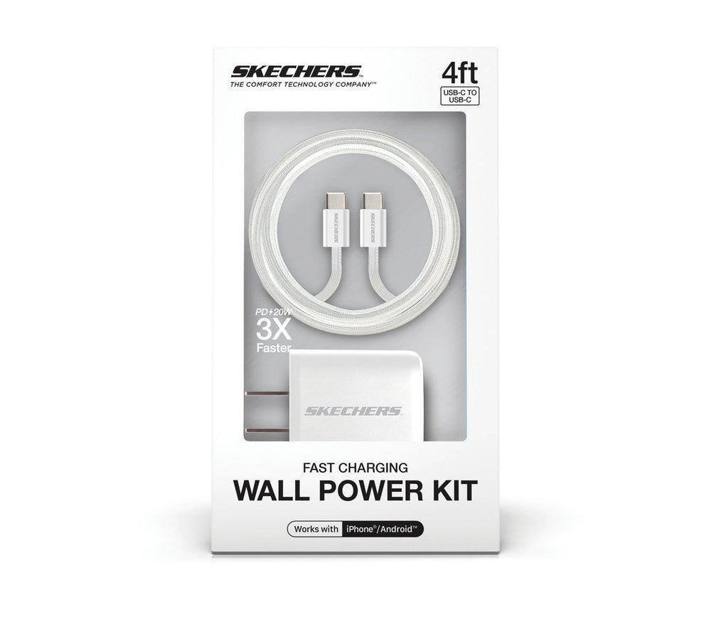 Skechers 20W USB-C Wall Charging Kit - Clothing