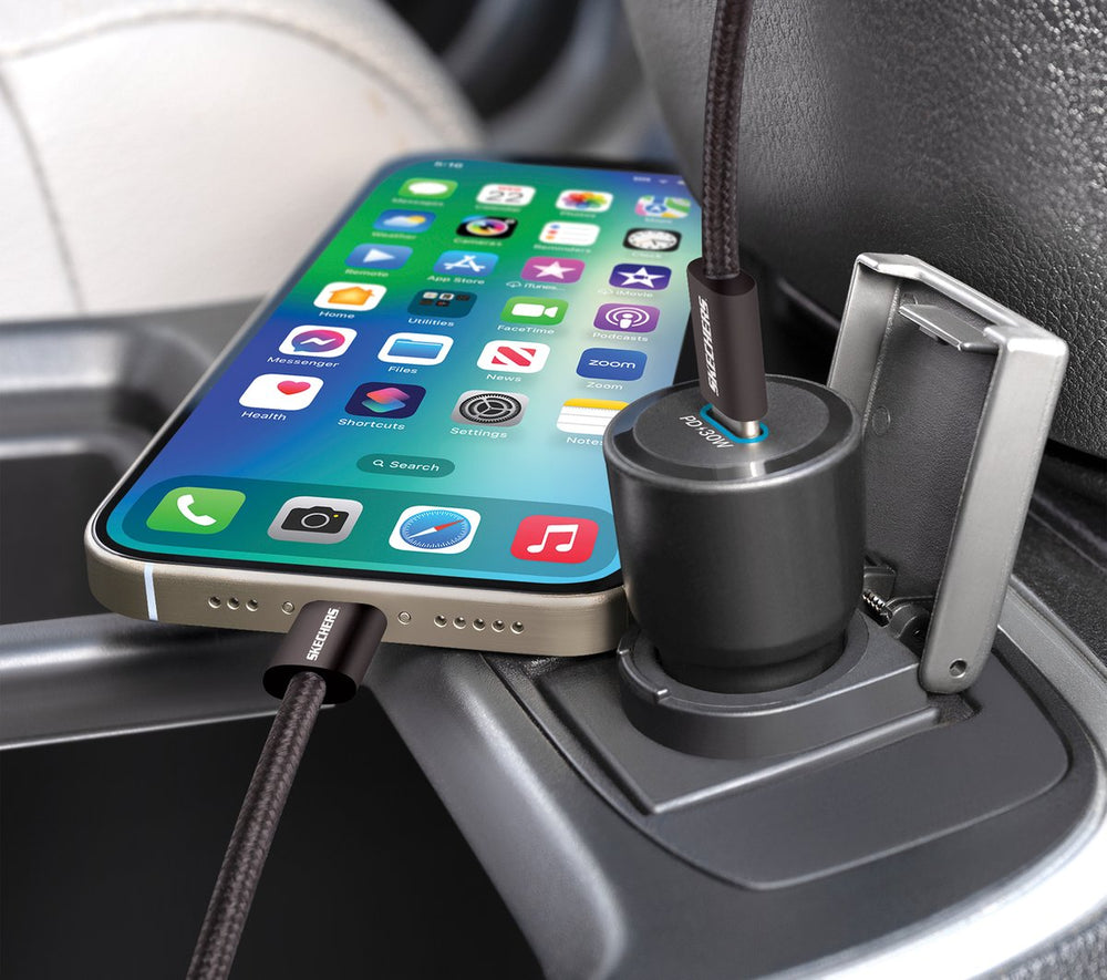 Skechers 30W USB-C Car Charging Kit - Clothing